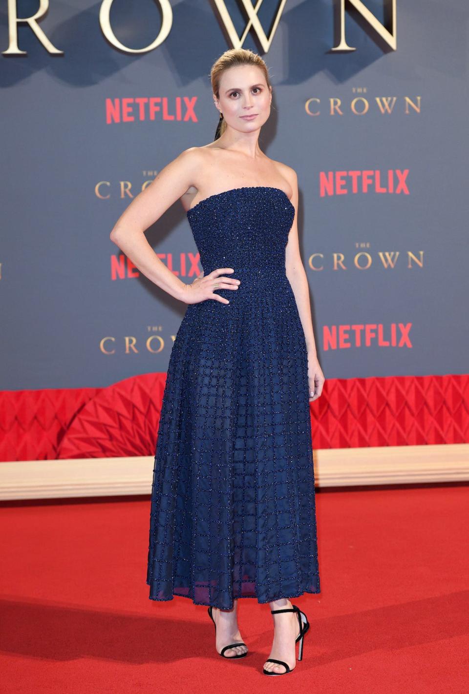 Yolanda Kettle at "The Crown" season two premiere on November 21, 2017.