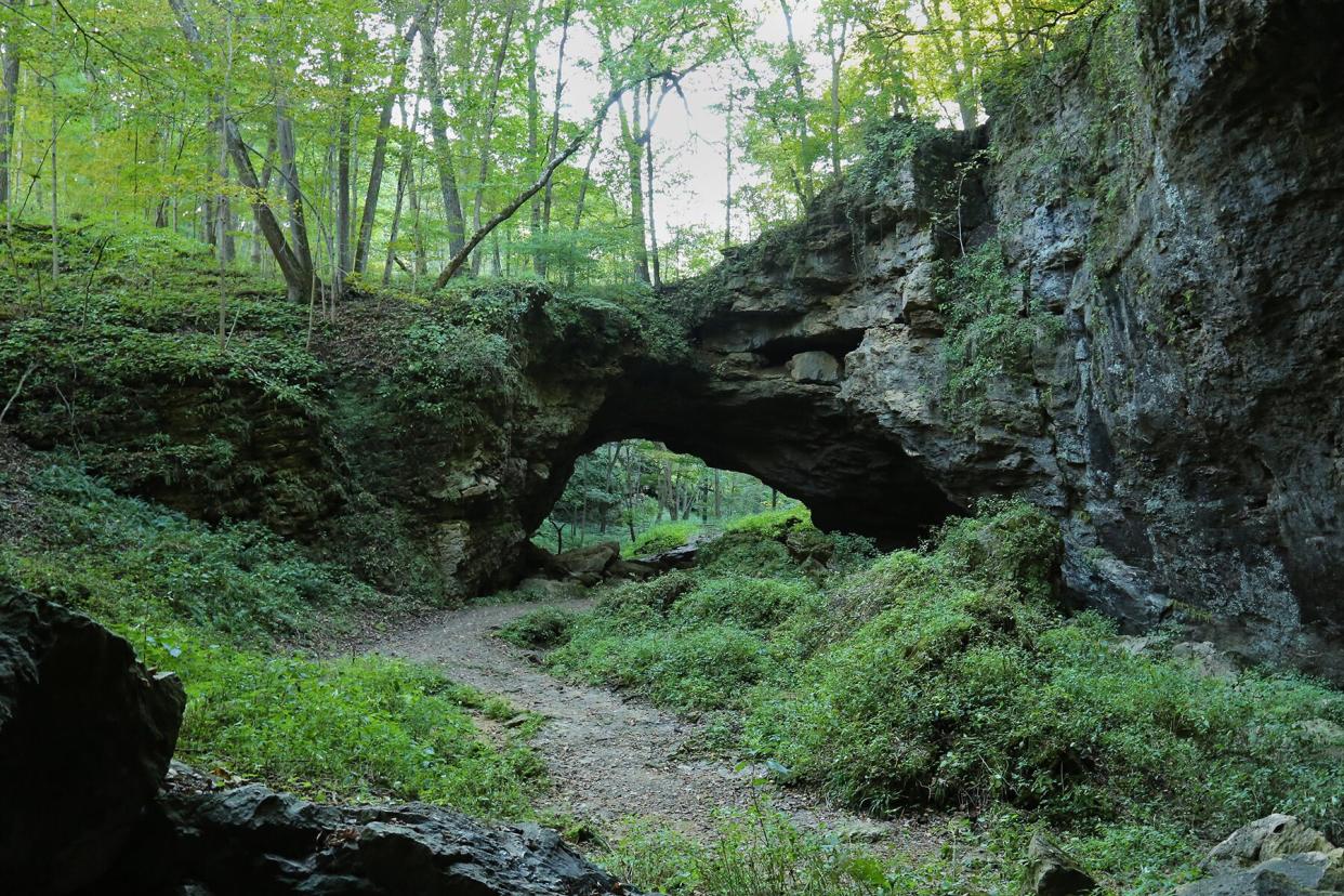 Maquoketa Caves State Park in Eastern Iowa, USA