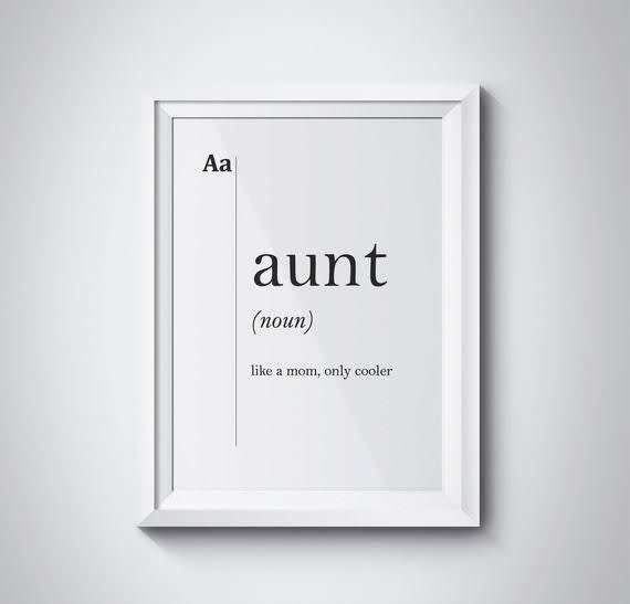 Aunt Definition Print