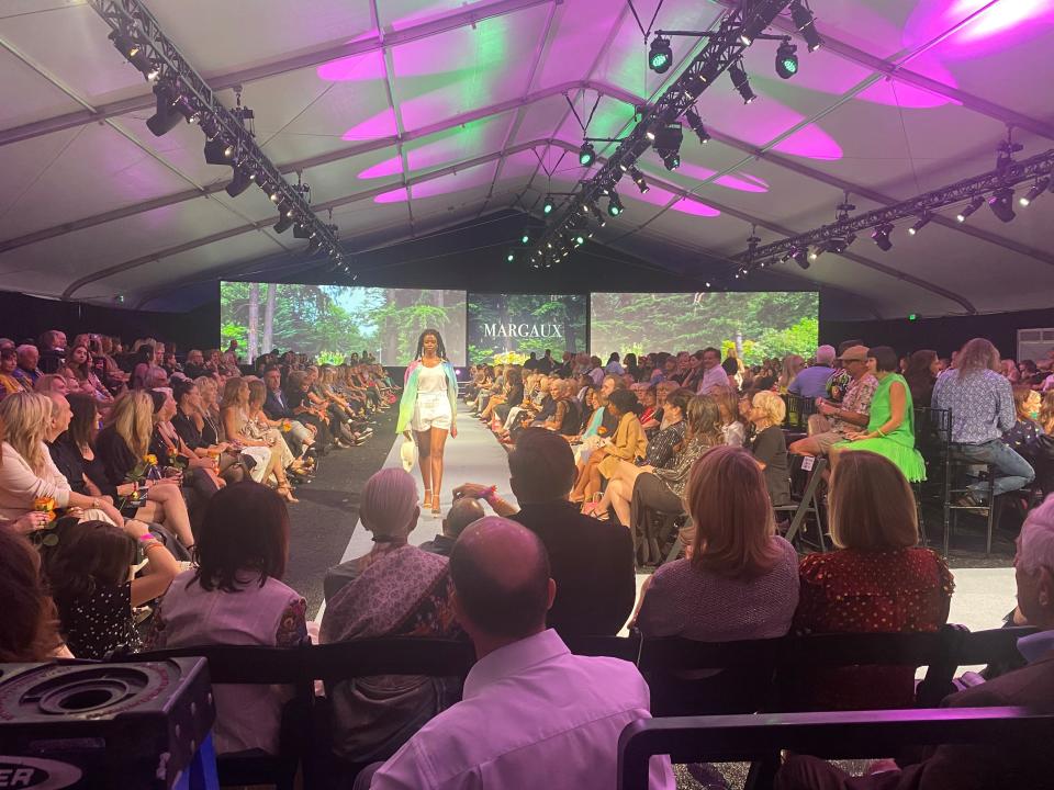 &quot;Little Black Dress&quot; at Fashion Week El Paseo 2022 raised money for the Girlfriend Factor.