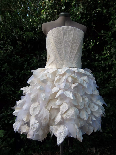 <p>You read that right: This dress is literally made of BEER. In spring 2015, visual artist Donna Franklin and Australian textile innovator Nanollose <a href="http://laundry.reviewed.com/features/australians-designed-a-dress-made-of-beer" rel="nofollow noopener" target="_blank" data-ylk="slk:created a fluffy white mini dress;elm:context_link;itc:0;sec:content-canvas" class="link ">created a fluffy white mini dress</a> out of a material derived from byproducts of the bacterial fermentation process used to make beer—which they say is similar to cotton. They’re actually hoping the fabric will one day be mass-produced. And for those of you who are wondering, no, it won’t make the wearer smell like a frat party!</p>