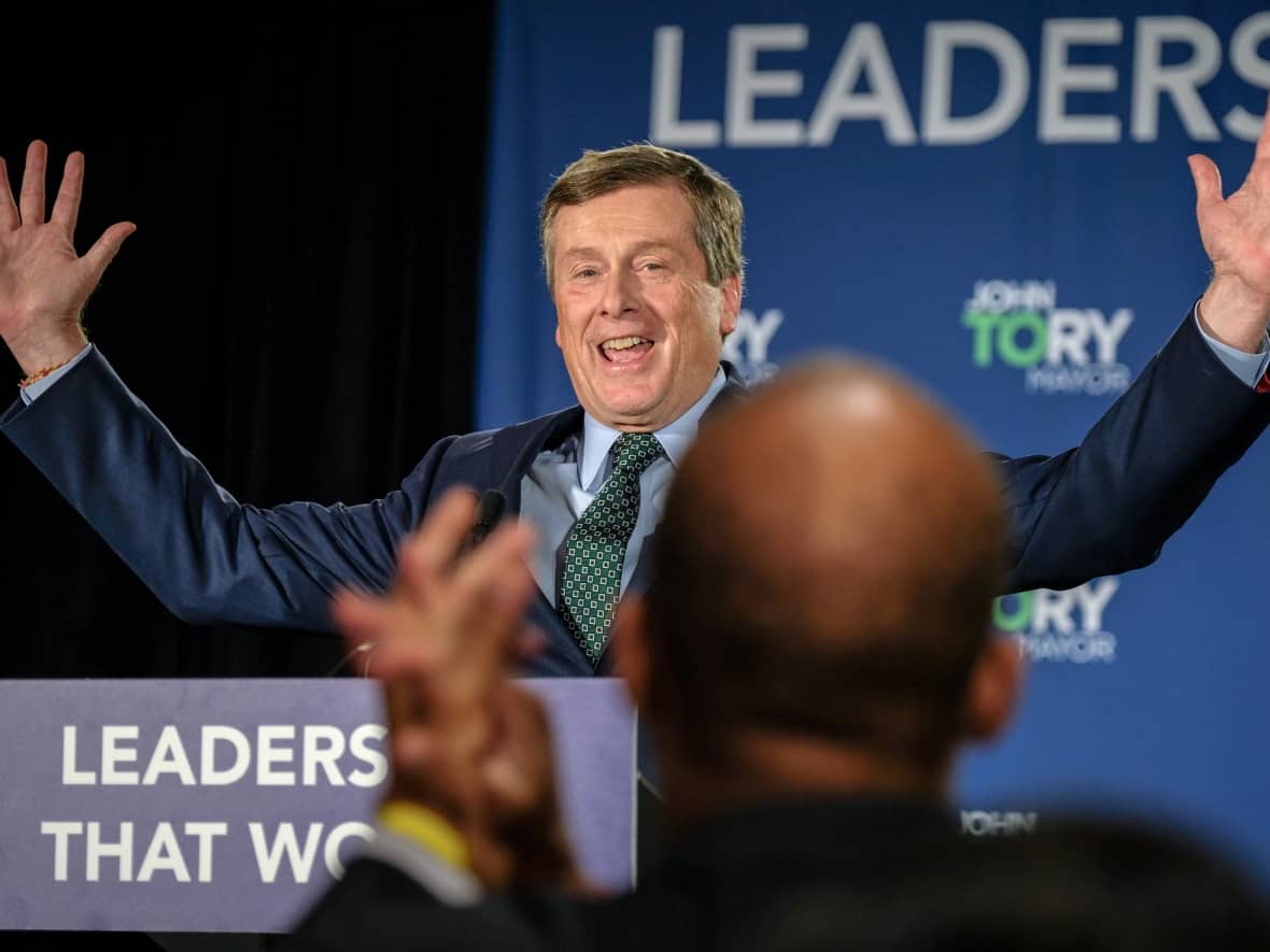 Toronto Mayor John Tory announced Friday that he intends to seek re-election in October. (Evan Mitsui/CBC - image credit)