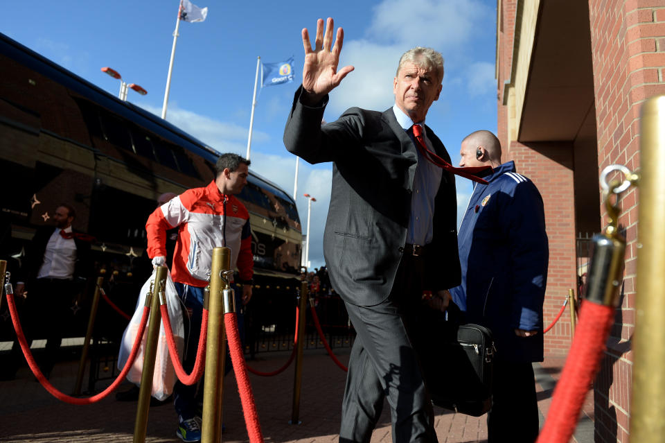 Arsene Wenger is waving goodbye to Arsenal fans and the Premier League. (Getty)