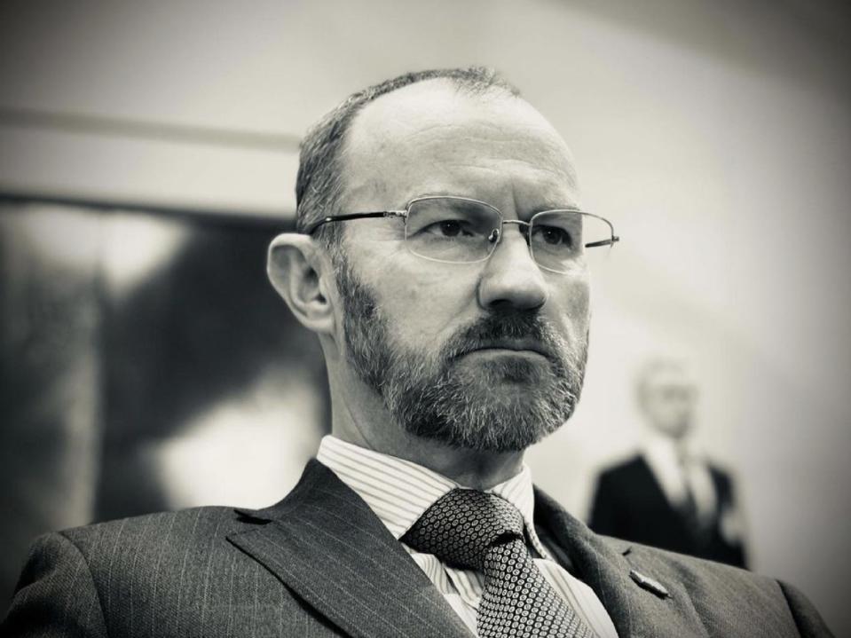 Mark Gatiss as the head of the NSA in "Mission: Impossible - Dead Reckoning Part One."
