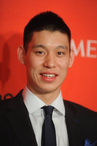 Jeremy Lin, pictured as he attends the Time 100 Gala celebrating Time Magazine's 100 Most Influential People In The World, at Jazz at Lincoln Center, on April 24, in New York. Lin, whose breakout NBA season with the New York Knicks was cut short by injury, will return for the team next season, Knicks coach Mike Woodson said on Thursday