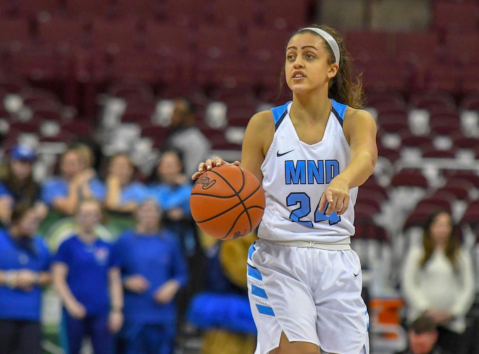 Gabbie Marshall helped lead Mount Notre Dame to two state championships (2017, 2019).