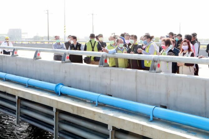 下營排水出口段大溪橋應急工程今日完工通車