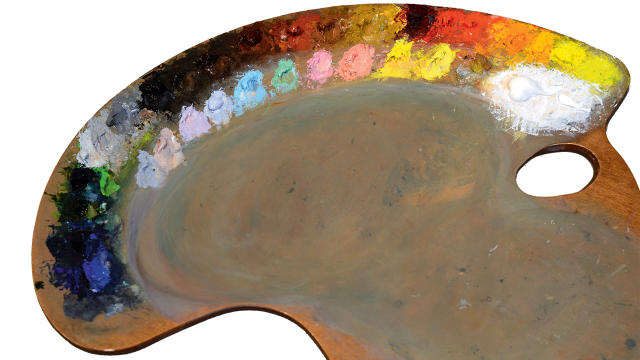 How to layout a palette for oil painting 