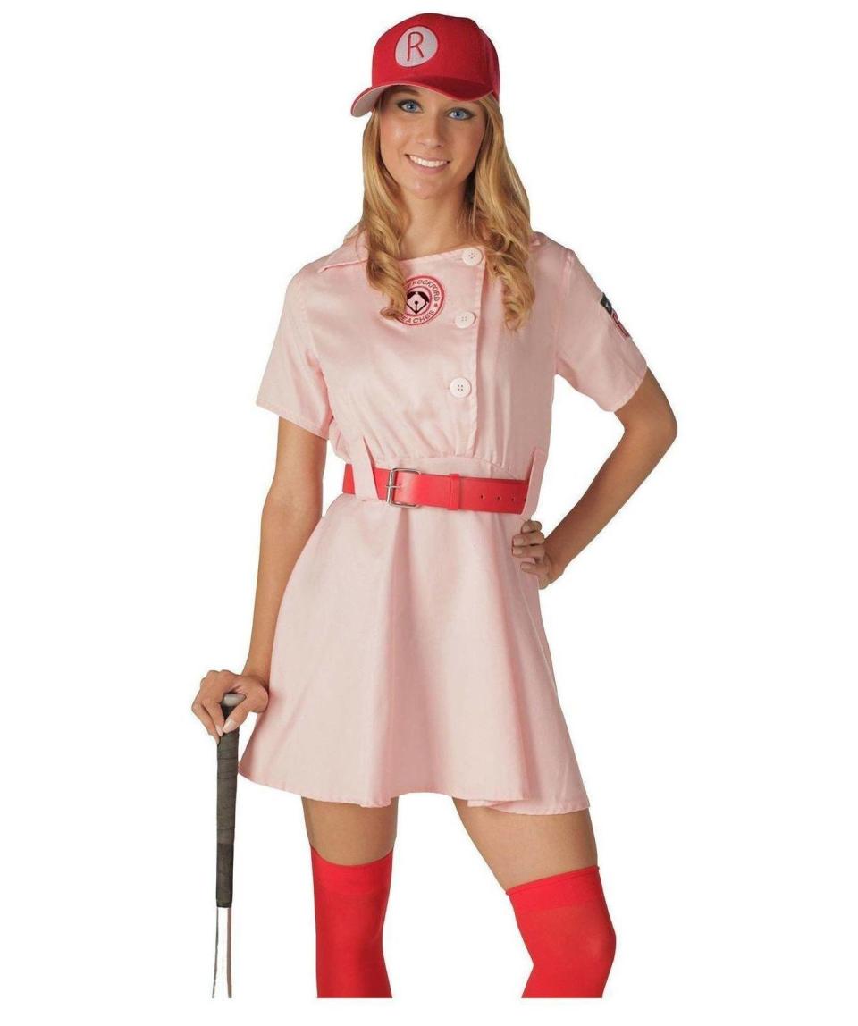 <a href="https://www.target.com/p/a-league-of-their-own-women-s-rockford-peaches-costume/-/A-14161260#lnk=sametab&amp;preselect=14132176" target="_blank">Shop them here</a>.&nbsp;