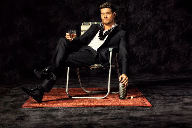 <p>Fraser & Thompson</p> Michael Bublé new whiskey brand