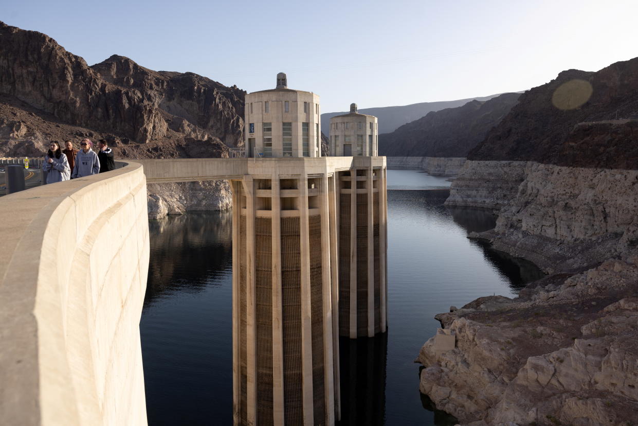 Water levels have declined dramatically to lows not seen since the Lake Mead reservoir was filled after its construction.