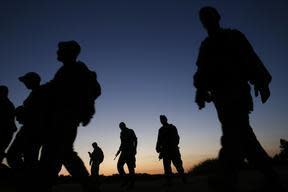 Israeli Defence Force soldiers take part in a night-time tracking drill in southern Israel (file pic): Reuters