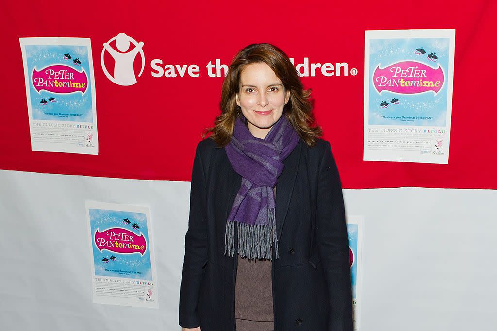 Actress Tina Fey attends the "Freckleface Strawberry the Musical" & "PETER PANtomime" benefit performances at the Manhattan Movement & Arts Center