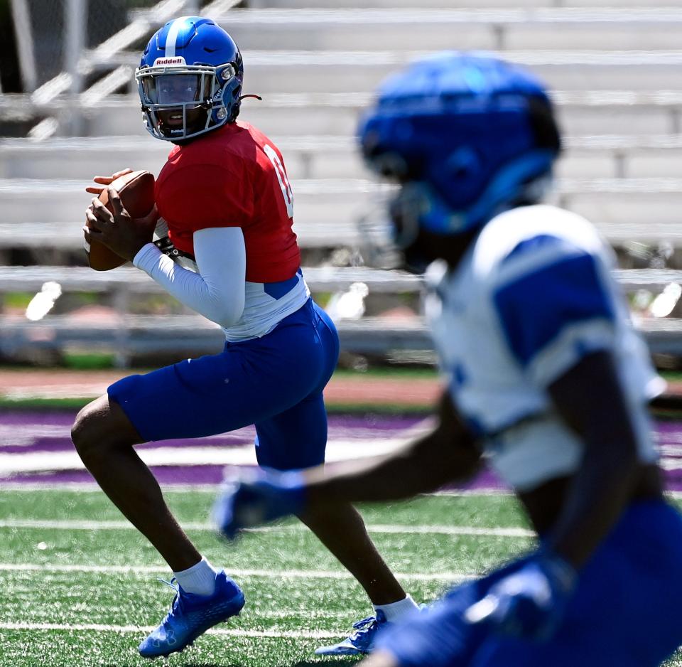 What TSU football coach Eddie George liked about transfer QB Draylen Ellis  in Tigers' scrimmage