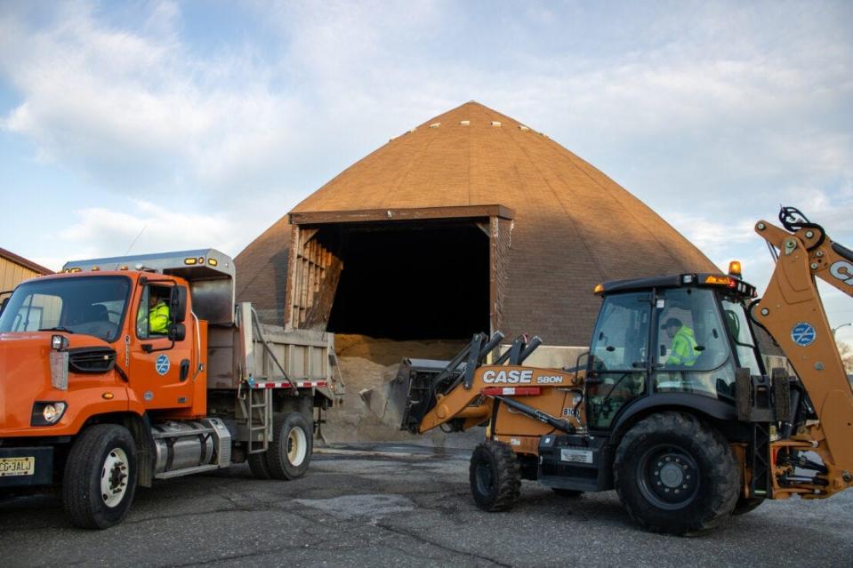 Cumberland County says its salt stocks and Public Works equipment are in place for winter storm cleanups in 2023 and 2024. PHOTO: Dec. 13, 2023.