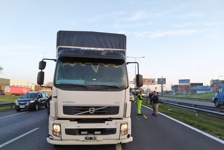 Choque en el kilómetro 34 de la Panamericana