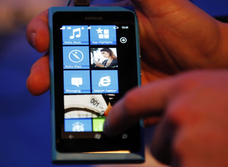 Year 2011: Nokia Lumia 800