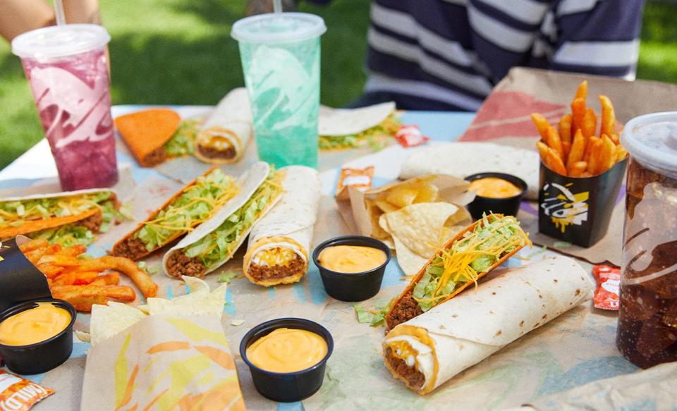 For Friendsgiving, on Tuesday, Nov. 21, Taco Bell Rewards Members can get free delivery on a Build Your Own Meal for 4 ($24.99).