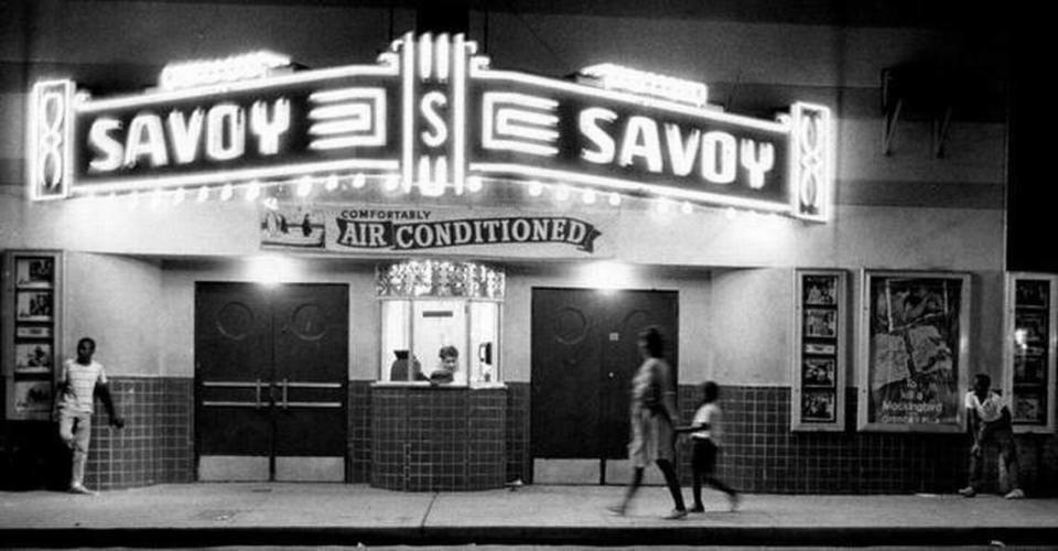 The Savoy theater was part of Charlotte’s former Brooklyn neighborhood.