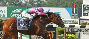 ELMONT, NY: John Velazquez and "Shackleford" (against the rail) nose out Rajiv Maragh and "Caleb's Posse" to win The Metropolitan Handicap at Belmont Race Track on May 28, 2012, in Elmont, NY.

Photo credit: Shutterstock royalty-free stock photo ID:103796159
By Cheryl Ann Quigley