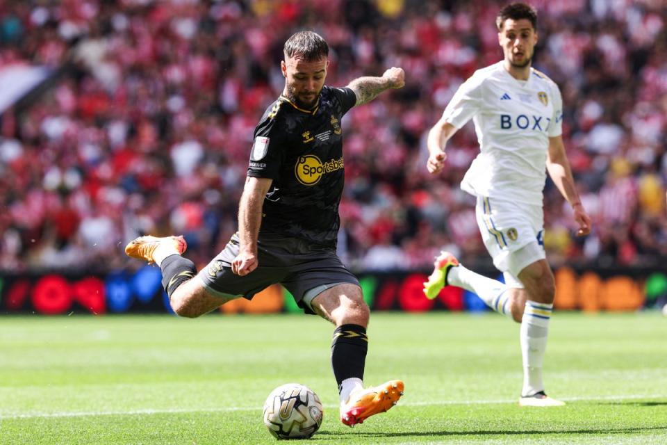 Adam Armstrong’s finish sent Southampton to the Premier League (AFP/Getty)