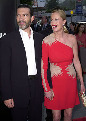 Antonio Banderas and Melanie Griffith at the L.A. premiere of MGM's Original Sin