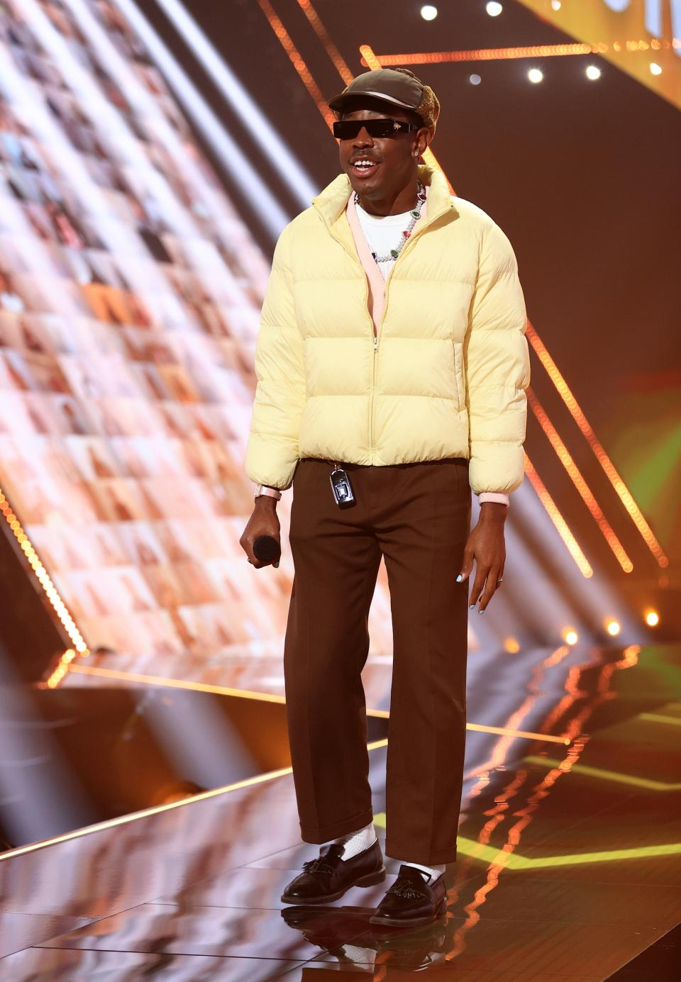 Tyler, The Creator during the 2020 E! People's Choice Awards in Santa Monica, November 15, 2020.