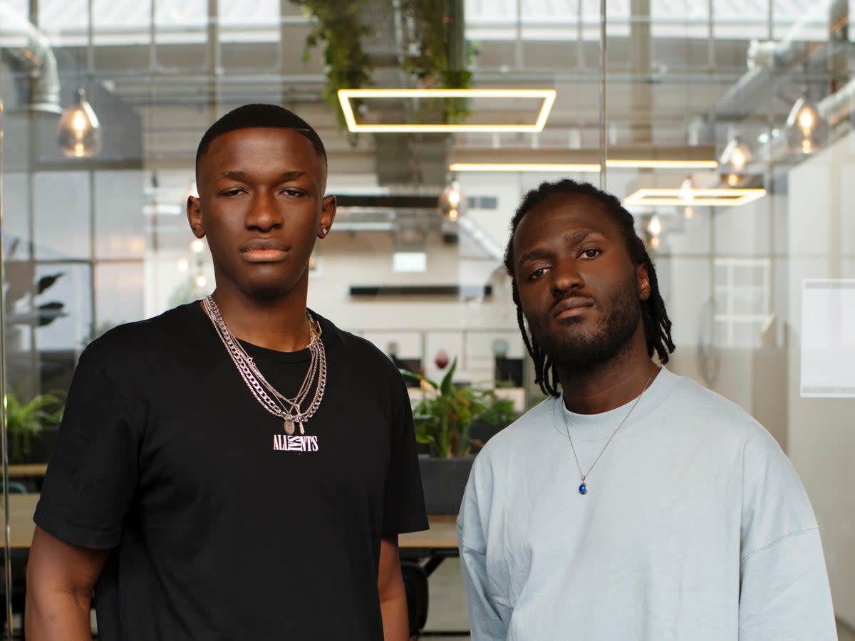 Rapper Hardy Caprio (left) and singer Kwabs (Jack Alexander)