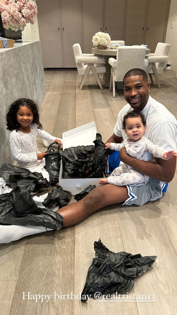 Khloe Kardashian, Tristan Thompson, True Thompson, Tatum Thompson