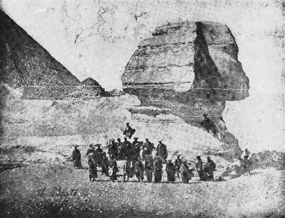 Samurai at the Great Sphinx of Giza