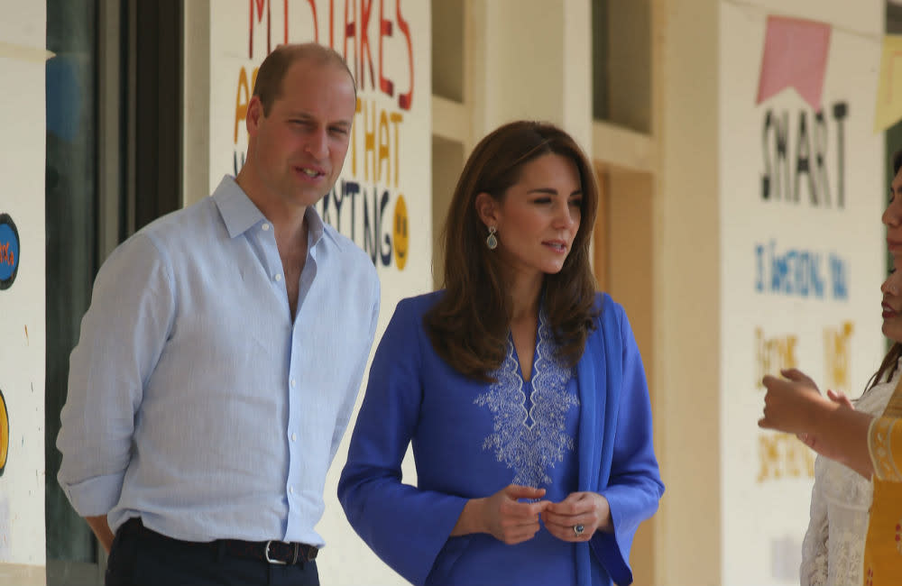 Prince William jokes 'no more' kids credit:Bang Showbiz