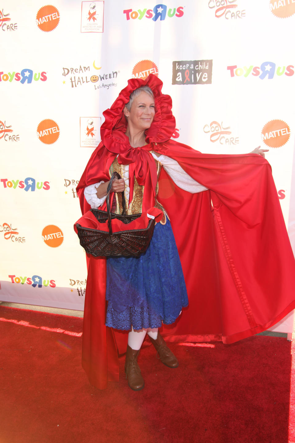 <p>Jamie Lee Curtis attends the 18th annual Dream Halloween Los Angeles at The Barker Hanger on October 29, 2011 in Santa Monica, California. (Splash) </p>