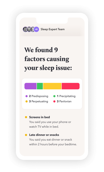 Sleep Reset will find major factors that are disturbing your sleep