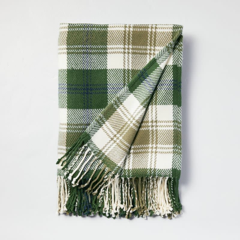 Hearth & Hand with Magnolia Tartan Throw Blanket