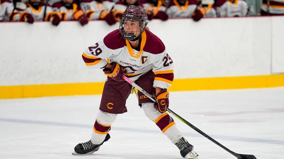 Concordia Stingers captain Emmy Fecteau has her sights set on a 2024 U Sports banner after a perfect regular-season. (Reuben Polansky-Shapiro/Concordia Athletics - image credit)