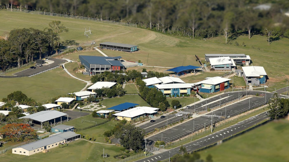 Parklands Christian College is pictured.