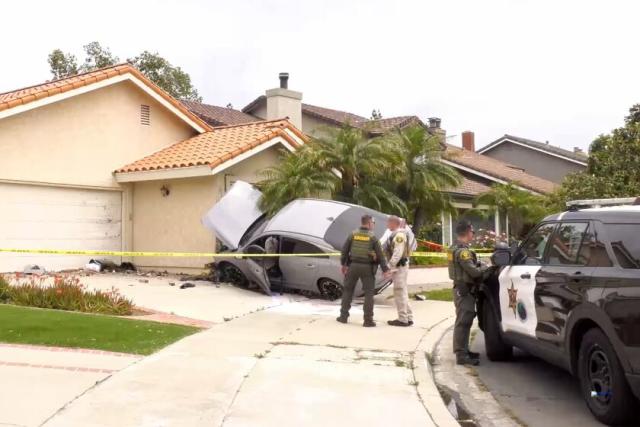 INCIDENT DATE/TIME: 5/22/23 11:58 a.m. LOCATION: 22001 Robin St CITY: Lake Forest DETAILS: Just before noon a man driving a sedan crashed into a home near the 22000 block of Robin St. in the city of Lake Forest. The homeowner was at home inside their garage with their kids at the time of the crash and came out to check but the suspect started to flee away from the crash. Units from the Orange County Sheriff&#39;s Department arrived shortly thereafter to find that the suspect was chasing multiple people with an axe and barricaded himself in a separate home away near the crash location. Sheriff&#39;s deputies used force to help detain the suspect before transporting them to a local hospital in unknown condition, local neighbors heard multiple shots being fired prior to the suspect being transported. The Orange County Sherriff&#39;s department has the area of Robin St. closed while they complete their investigation. HANDLING AGENCIES: OCSD, OCFA