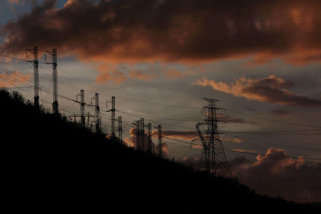 Power lines are seen near Guayama after Hurricane Maria, in Puerto Rico, September 29, 2017 REUTERS/Alvin Baez