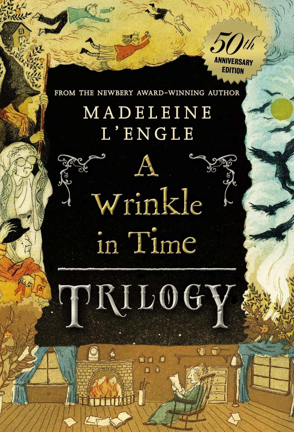 The cover of "A Wrinkle In Time" by Madeleine L'Engle.