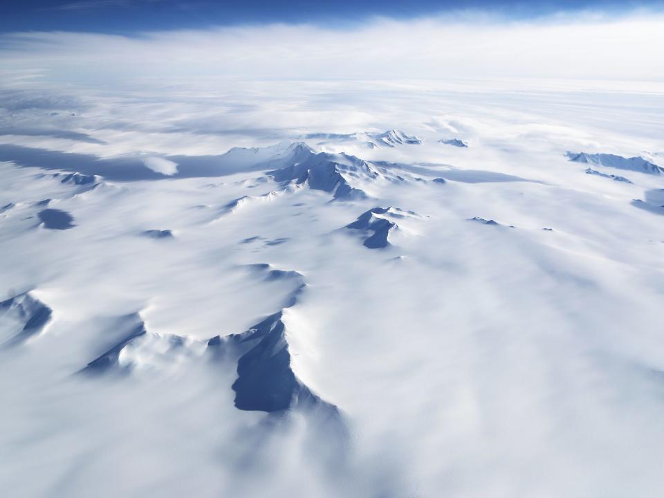 A hidden heat source underneath the Earth seems to be melting Antarctica from below. Source: Getty