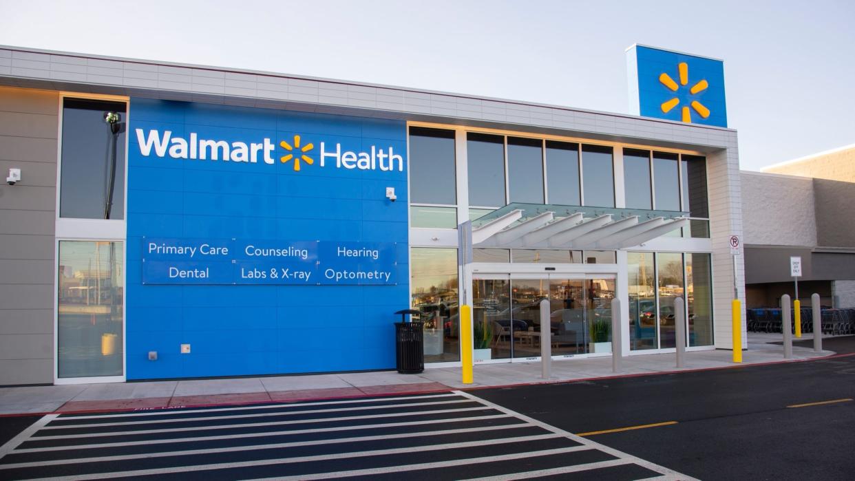 A Walmart health clinic