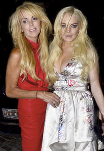 Dina and Lindsay Lohan | Photo Credits: Alo Ceballos/FilmMagic.com