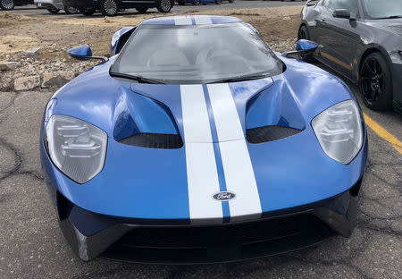 A Ford GT is parked at the automaker’s product development center in Dearborn, Michigan, U.S., March 15, 2018. REUTERS/Joe White