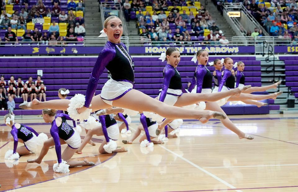 Dakota Valley High School's competitive dance team won its won its 13th consecutive state title during the State Class A Competitive Cheer and Dance Championships on Friday, Oct. 21, 2022 in the Watertown Civic Arena.