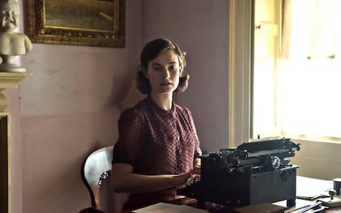 Lily James in Darkest Hour - Credit:  Jack English