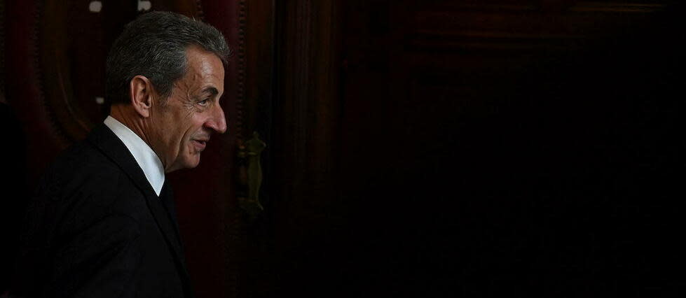 Nicolas Sarkozy , le 5 décembre dernier, à son arrivée à son procès en appel.  - Credit:ALAIN JOCARD / AFP