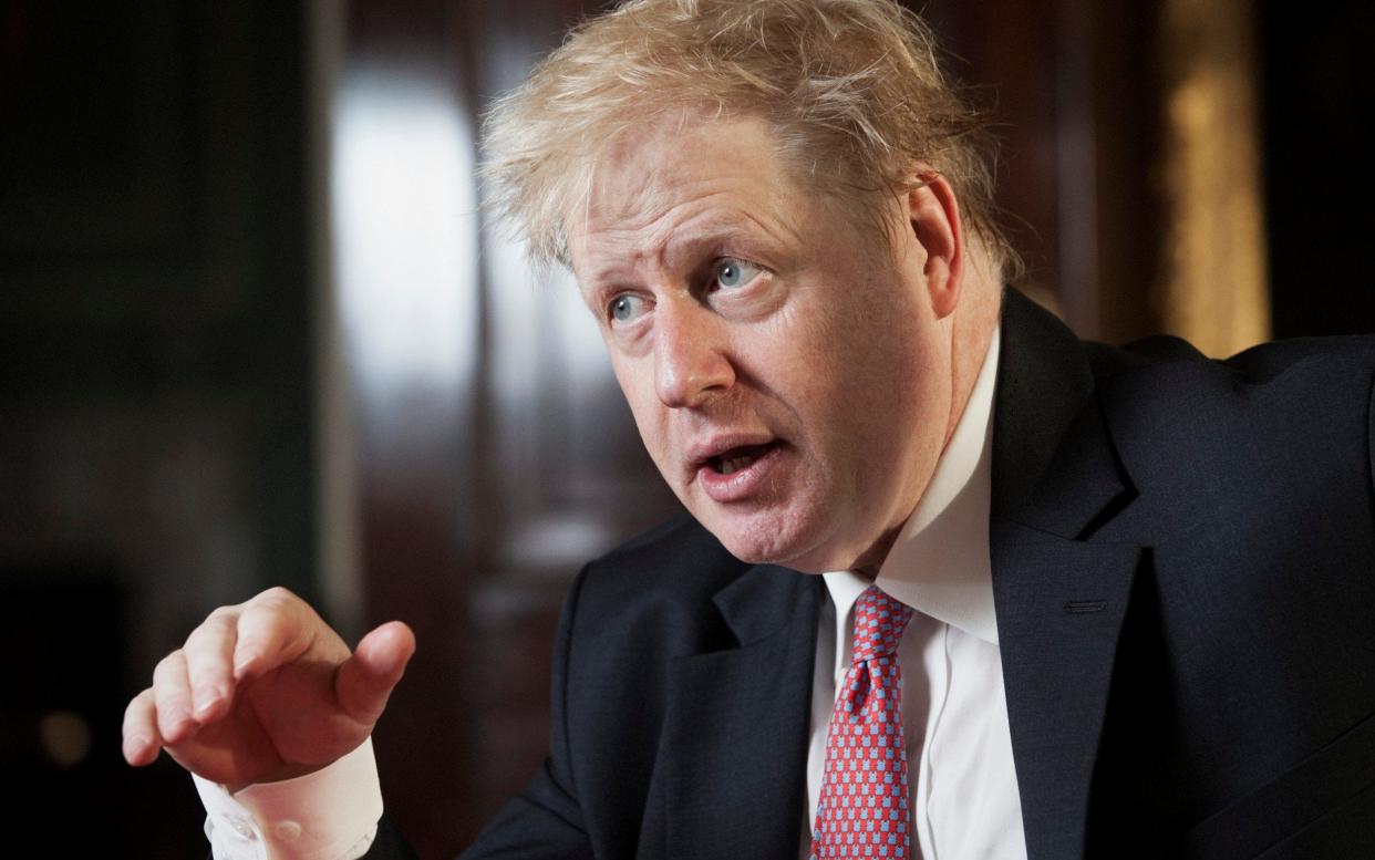 Boris Johnson, the Foreign Secretary - Rii Schroer