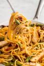 <p>Asparagus lovers, prepare to freak out over this sun-dried tomato creamy pasta.</p><p>Get the <a href="https://www.delish.com/uk/cooking/recipes/a32434399/asparagus-sundried-tomato-and-chicken-spaghetti-recipe/" rel="nofollow noopener" target="_blank" data-ylk="slk:Asparagus, Sun-Dried Tomato & Chicken Spaghetti;elm:context_link;itc:0;sec:content-canvas" class="link ">Asparagus, Sun-Dried Tomato & Chicken Spaghetti </a>recipe.</p>