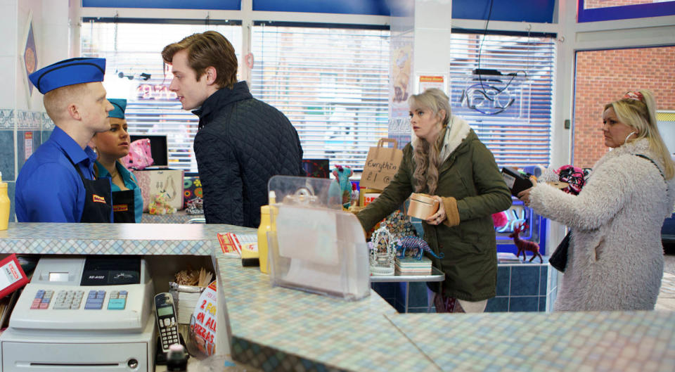 <p>He's furious to discover that Ches is selling Sinead's belongings in the kebab shop!</p>