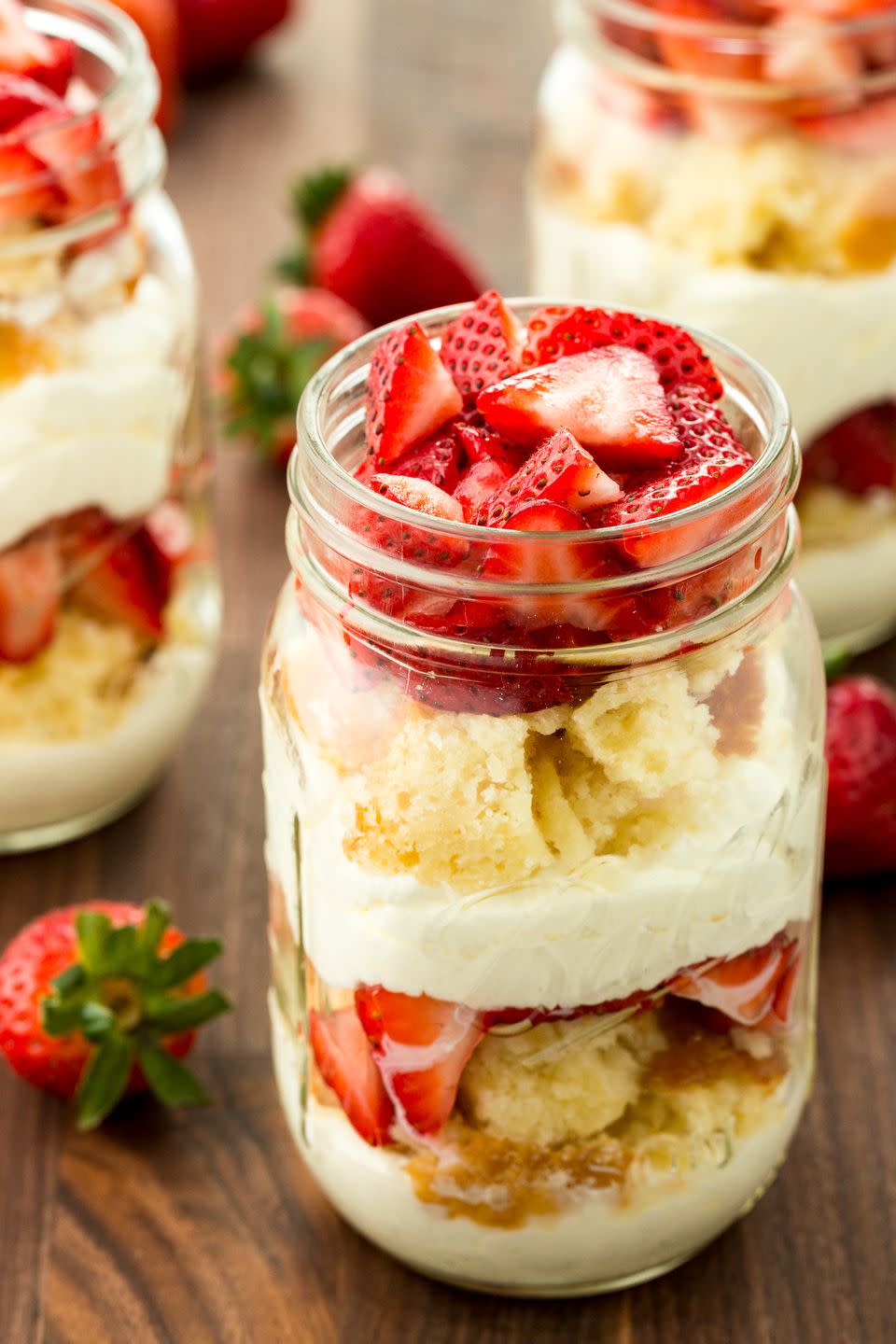 25) Strawberry Shortcake Trifles